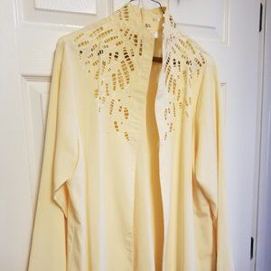 Soft Yellow 2-piece Pant Suit